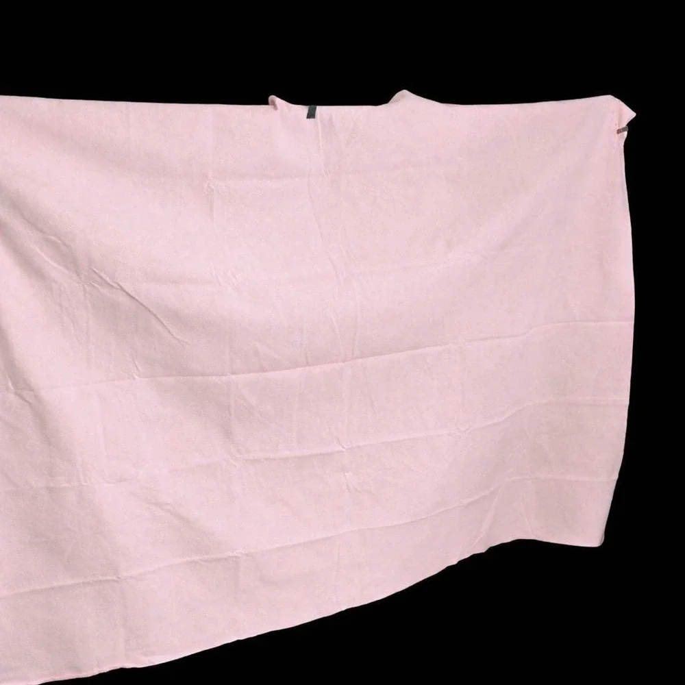 Vintage Deadstock Pink Fleece Blanket 70x90 Soft Cozy‎ Made USA WPL 1675